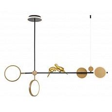 Люстра на штанге arte lamp toliman a2613sp-4bk